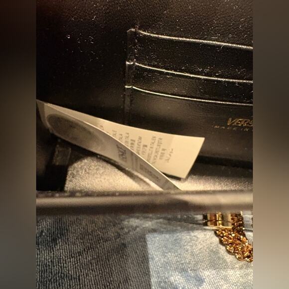 Versace Black and Gold Medusa Patent Leather Bag NWT - Picture 8 of 10